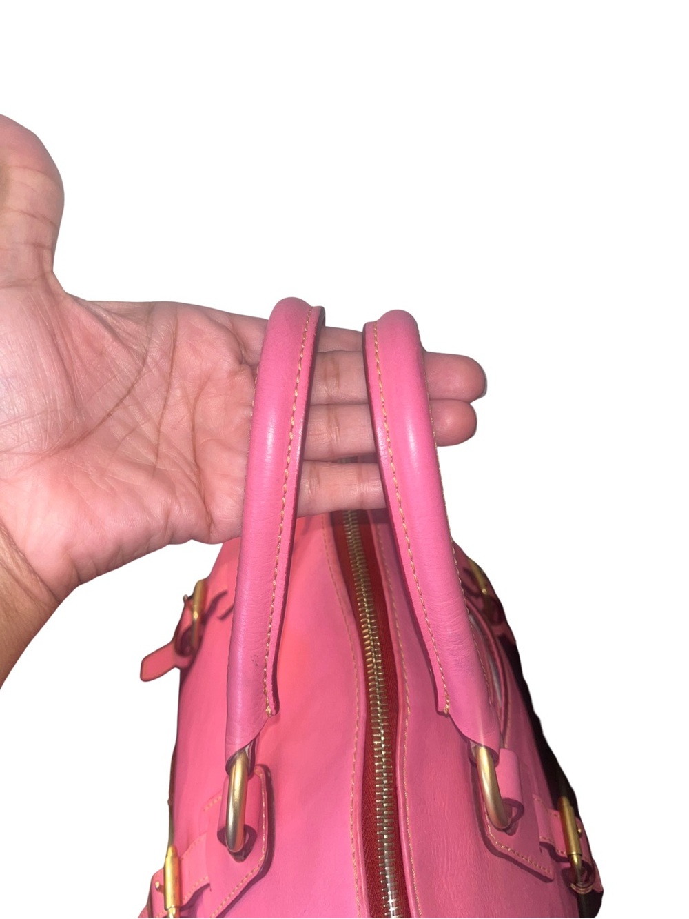 Dooney & Bourke Florentine Pink Leather Satchel - Picture 7 of 17